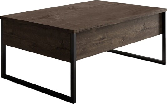 Luxe Soffbord 90x40 cm Brun/Svart -