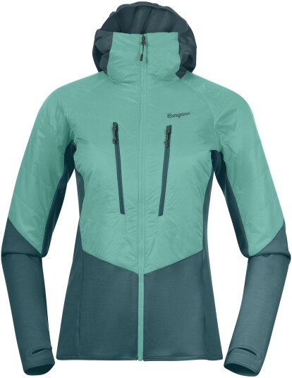 Bergans of Norway Tind Light Insulated Jacket Dame Light Malachite Green/Malachite Green M