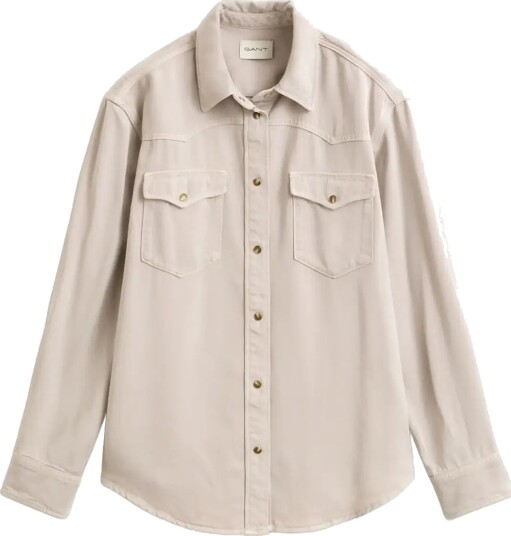 Gant Rel Denim Twill Ranger Shirt Beige 38