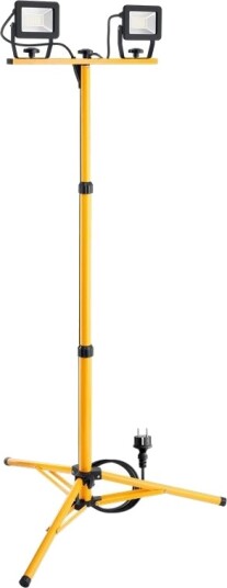 Led Konstruksjonsspotlight Med Teleskopstativ 2 X 20 W