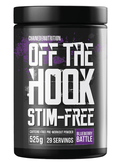 Off the Hook, Preworkout uten koffein, 525g Blueberry battle Off the Hook, Preworkout uten koffein, 525g Blueberry battle
