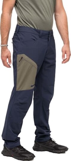 Bergans Vaagaa Light Softshell Pants Herre Navy Blue/Green Mud 60