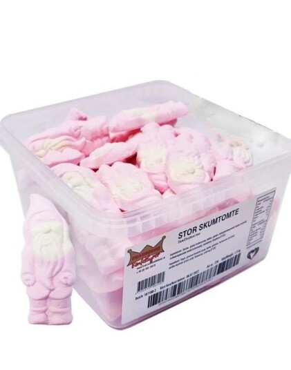 1 kg Ekstra Stor Boks med Store Skumnisser /Juleskum 1 kg Ekstra Stor Boks med Store Skumnisser /Juleskum