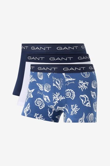 Gant Shell Print Trunk 3 Pack Blå