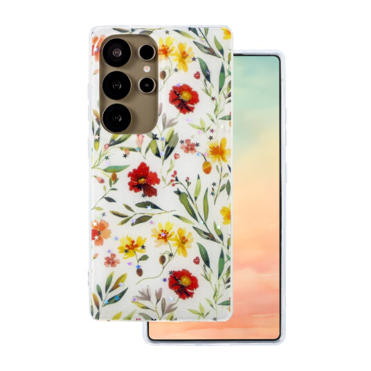 TFO Glow Glam Deksel for Samsung Galaxy S25 Ultra Hvit