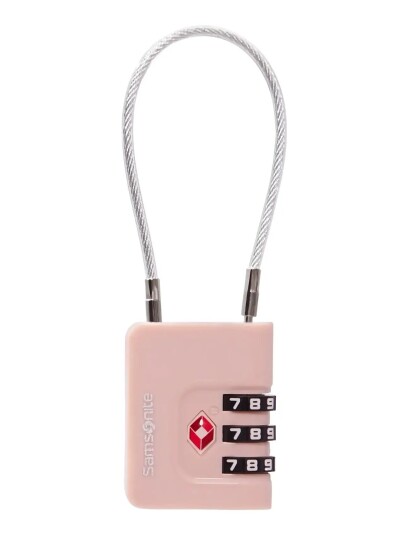 Samsonite Cablelock 3 Dial Tsa - Pink - ONE SIZE