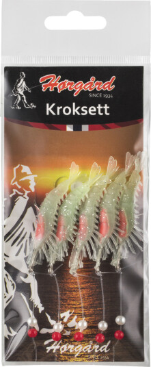 Sølvkroken Hørgård   Kroksett   5 stk Reke