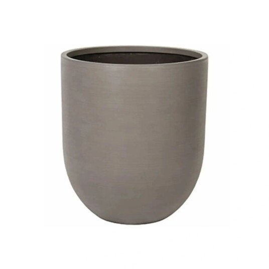 Homefactory RO Fiber pot Brown 301016