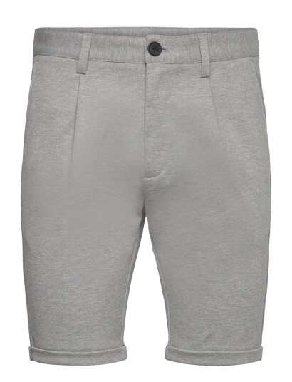 Lindbergh Pleated Shorts - Grey - S Lindbergh Pleated Shorts - Grey - S