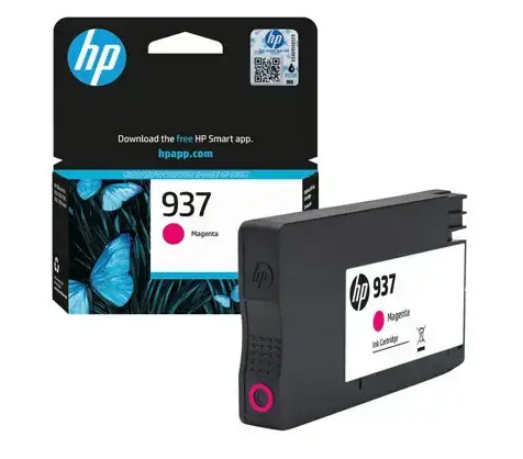 HP 937 4S6W3NE blekkpatron Original Magenta 16 ml
