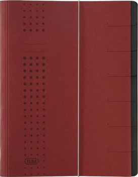 Elba Chic Arkivmappe Bordeaux Papp A4 42495Bx Nyhet: 400002021