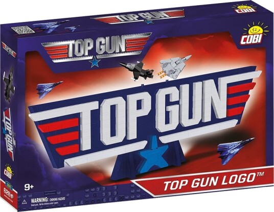 COBI Byggesett – Top Gun 628 Deler – Top Gun Logo