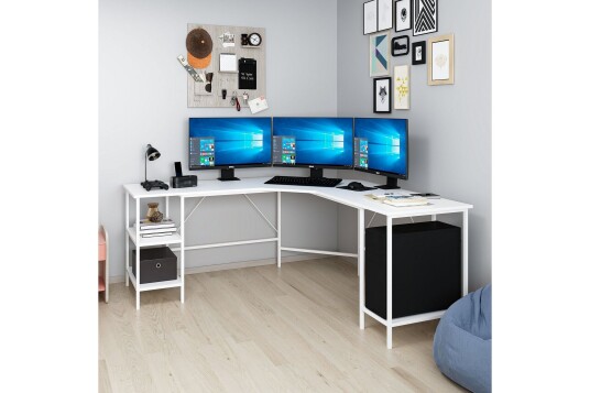 Skrivebord Naina 180 cm Hvit