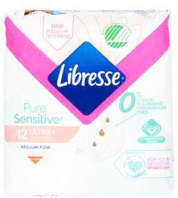 Libresse Pure Sensitive Ultra+Wings   12 stk.