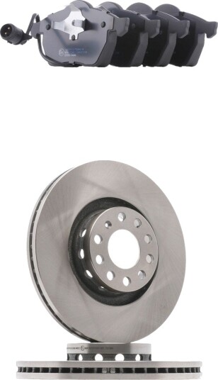 Bremseskiver og -klosser RIDEX 3405B3078