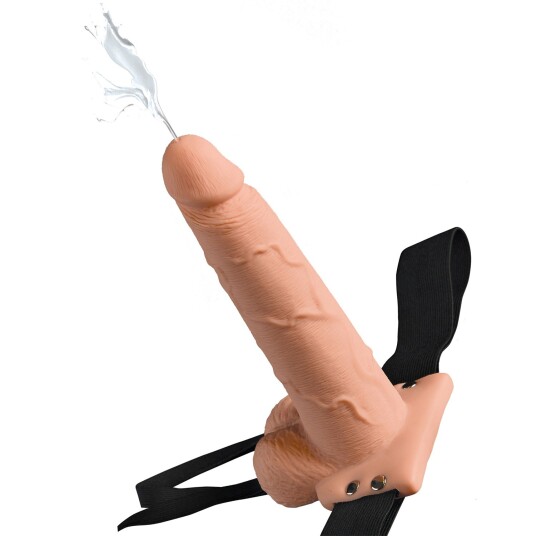 Fetish Fantasy Series Fetish Fantasy Extreme Hollow Sprute Strap-on 19 cm   - Beige