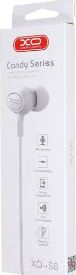 XO S8 In-ear hodetelefoner Hvit