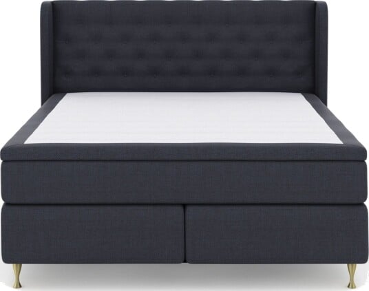 Select No 5 Komplett Sengepakke 210x210 Fast/Medium Watergel Blå/Gullben