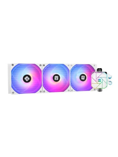 Thermalright Aqua Elite 360 V3 ARGB CPU-vannkjøler (3 vifter, hvit)