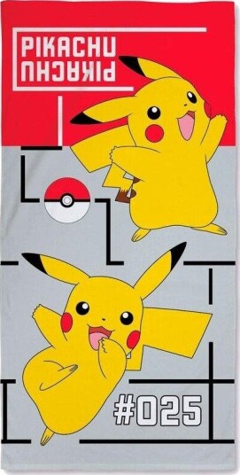Pokemon Pikachu badehåndkle i bomull