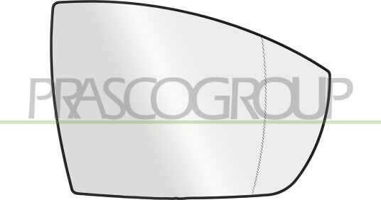 Speilglass, ytterspeil PRASCO FD7507503