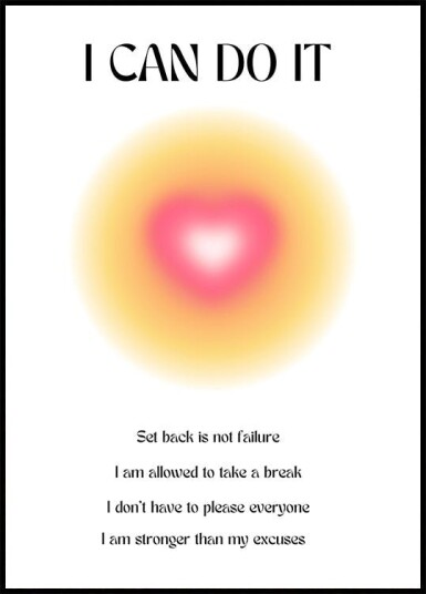 Motivational Aura Poster Plakat / 30x40cm Motivational Aura Poster Plakat / 30x40cm