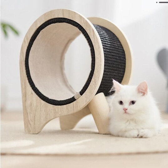 Klorestativ Til Katt I Tre Og Sisal 50X32Cm