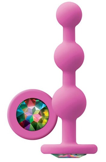 Glams Ripple Rainbow Gem Pink
