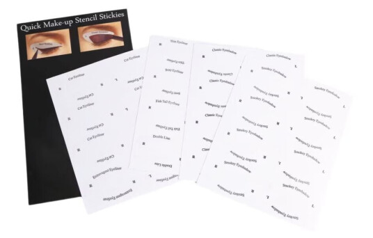 INF Maler for eyeliner / øyenskygge 4 ark