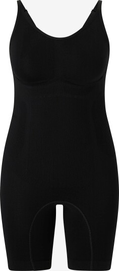 Zizzi Formende jumpsuit Shapewear medium support Svart