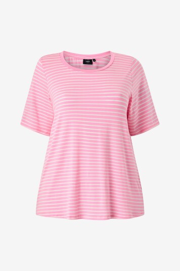 Zizzi Topp cAmandy 1/2 Straight Te Rosa