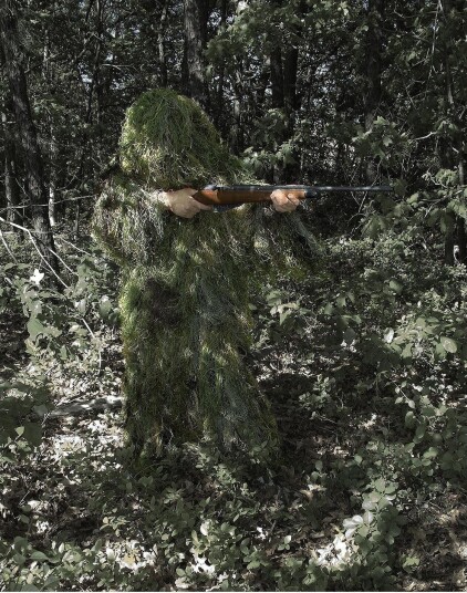 Rothco Ghillie-dress med løpesnor - lett Woodland Brun Grønn Rothco Ghillie-dress med løpesnor - lett Woodland Brun Grønn