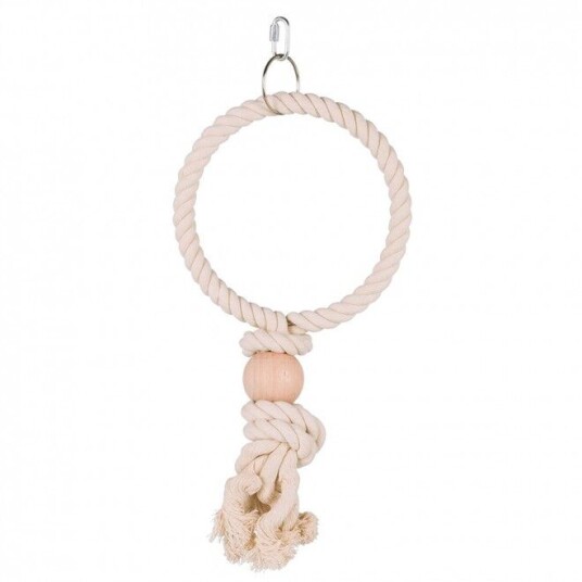 Trixie Fugleleke Tauring Med Trekule (Cotton)