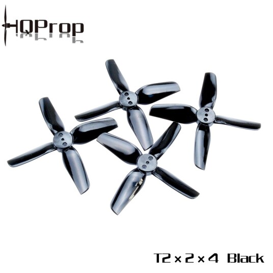 HQ-Prop HQ Durable Prop T2X2X4 Black (2CW+2CCW) HQ-Prop HQ Durable Prop T2X2X4 Black (2CW+2CCW)