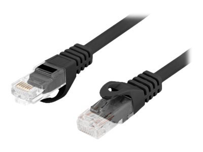 Lanberg Koblingskabel Rj-45 Hann Til Rj-45 Hann 50 Cm 5.4 Mm Utp Cat 6 Formstøpt Uten Hindringer Halogenfri Svart For P/N: Pps6-0024-S Pps6-1024-S Ppu6-1024-B Ppu6-1024-S Ppu6-9012-B Ppu6-9012-S