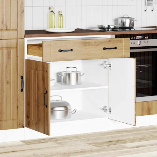  Kjøkken underskap Lucca artisan eik konstruert tre 8721158420923