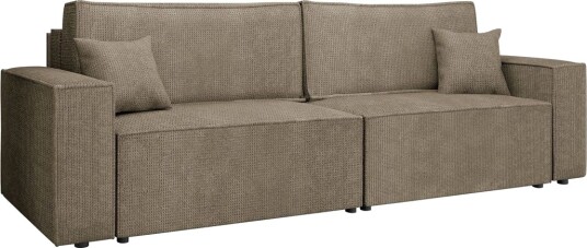 Hobson Sovesofa 3 seter i Plysj Brun