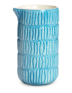 Stripes Melkemugge 30 cl 12,5 cm Turkis