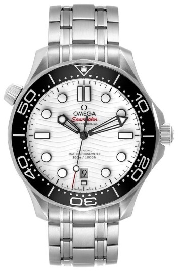 Omega Herreklokke 210.30.42.20.04.001 Seamaster Diver 300M Hvit/Stål