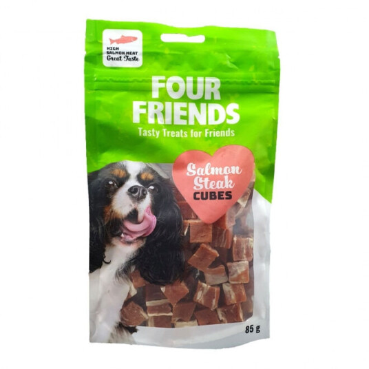 Fourfriends Salmon Steak Cubes (85 G)