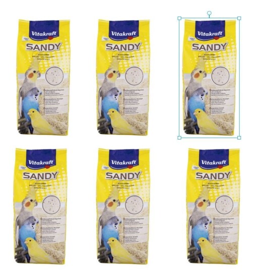 Vitakraft 6 X Sandy Birdlitter 2.5 kg Vitakraft 6 X Sandy Birdlitter 2.5 kg
