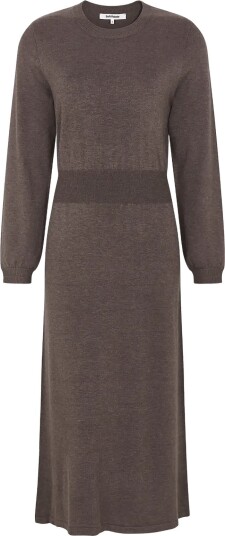 Soft Rebels Srmarla Midi Dress Knit Brown XL Soft Rebels Srmarla Midi Dress Knit Brown XL
