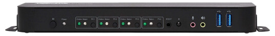 TRIPP LITE HDMI USB KVM Switch 4-Port 4K 60Hz HDR HDCP 2.2 IR USB Sharing - KVM / lyd / USB-svitsj - 4 porter