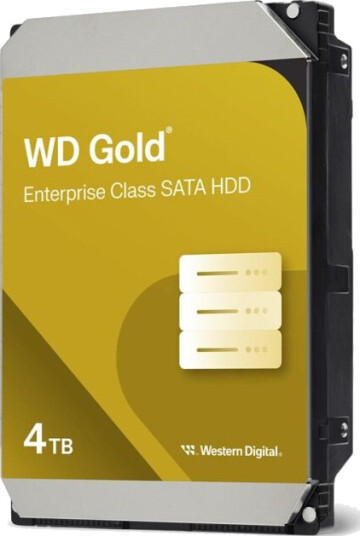 Western Digital Gold 4TB 3.5" Intern Harddisk 7200 RPM SATA III