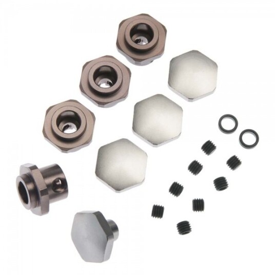 MIP 10115 17mm Hex Adapter Kit Slash 4x4/Rally
