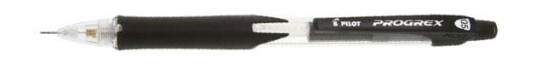 Pilot Trykkblyant Progrex BeGreen av resirkulert plast Sort 0,5mm
