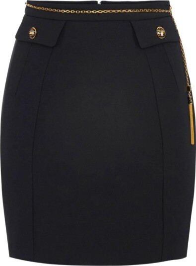 Elisabetta Franchi Svart Skjørt for Damer Str. M Elisabetta Franchi Svart Skjørt for Damer Str. M