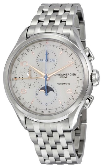 Baume & Mercier Herreklokke MOA10279 Clifton Sølvfarget/Stål