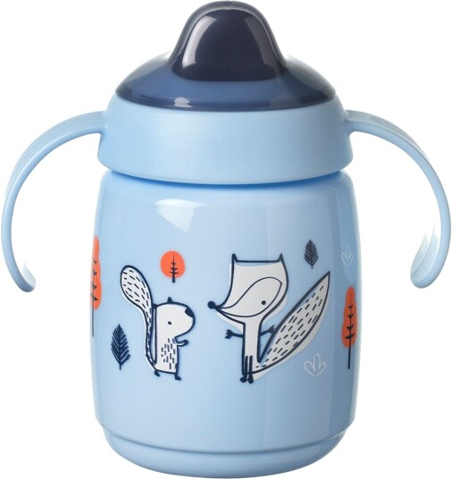Tommee Tippee Learning stråkopp 300ml fra 6+ måneder i blått Tommee Tippee Learning stråkopp 300ml fra 6+ måneder i blått