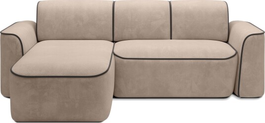 Ume 4 seter Sofa med Sjeselong Krem Ume 4 seter Sofa med Sjeselong Krem